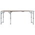 Campingtafel Inklapbaar Aluminium 180 x 60 cm Bruin_