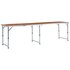 Campingtafel Inklapbaar Aluminium 240 x 60 cm Bruin_