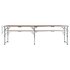 Campingtafel Inklapbaar Aluminium 240 x 60 cm Bruin_