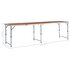 Campingtafel Inklapbaar Aluminium 240 x 60 cm Bruin_