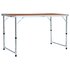 Campingtafel Inklapbaar Aluminium 120 x 60 cm Bruin_