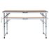 Campingtafel Inklapbaar Aluminium 120 x 60 cm Bruin_