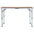 Campingtafel Inklapbaar Aluminium 120 x 60 cm Bruin_