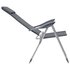 Campingstoelen 58X69X111 Cm Aluminium St Grijs_