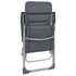 Campingstoelen 58X69X111 Cm Aluminium St Grijs_