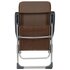 Campingstoelen Inklapbaar Aluminium 2 Bruin_