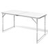 Camping Inklapbaar En Verstelbaar Aluminium Wit 120 x 60 cm Tafel_