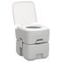 Campingtoilet En Wasbak Draagbaar 41.5 x 36.5 x 42 cm + 72 x 42 x 103 cm_