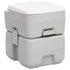 Campingtoilet En Wasbak Draagbaar 41.5 x 36.5 x 42 cm + 50.5 x 33 x 103 cm_