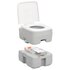 Campingtoilet En Wasbak Draagbaar 50.5 x 33 x 103 cm + 41.5 x 36.5 x 37.5 cm_