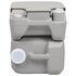 Campingtoilet En Wasbak Set Draagbaar 50.5 x 33 x 103 cm + 41.5 x 36.5 x 42.5 cm_