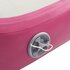 Gymnastiekmat Met Pomp Opblaasbaar 60X100X15 Cm Pvc Roze_