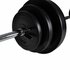 Barbell- En Dumbbellset 30,5 Kg 2 x 5 kg + 6 x 1.25 kg + 4 x 2.5 kg_