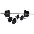 Barbell- En Dumbbellset 60,5 Kg 60.5 kg Rechte stang_