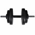 Barbell- En Dumbbellset 60,5 Kg 60.5 kg Rechte stang_