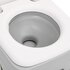 Campingtoilet Draagbaar 10+10 L Hdpe Grijs En Wit 41.5 x 36.5 x 30 cm_