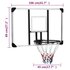 Basketbalbord Polycarbonaat Transparant 106 x 69 x 3 cm_