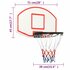 Basketbalbord Polyetheen 71 x 45 x 2 cm Wit_