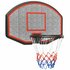 Basketbalbord Polyetheen 71 x 45 x 2 cm Zwart_