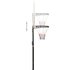 Basketbalstandaard 216-250 Cm Polyetheen Wit_