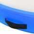 Gymnastiekmat Met Pomp Opblaasbaar Pvc 100 x 100 x 20 cm Blauw en grijs_