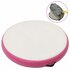 Gymnastiekmat Met Pomp Opblaasbaar Pvc 100 x 100 x 20 cm Roze en grijs_