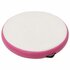 Gymnastiekmat Met Pomp Opblaasbaar Pvc 100 x 100 x 20 cm Roze en grijs_