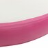 Gymnastiekmat Met Pomp Opblaasbaar Pvc 100 x 100 x 20 cm Roze en grijs_