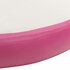 Gymnastiekmat Met Pomp Opblaasbaar Pvc 100 x 100 x 10 cm Roze en grijs_