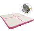 Gymnastiekmat Met Pomp Opblaasbaar Pvc 200 x 200 x 15 cm Roze_