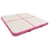 Gymnastiekmat Met Pomp Opblaasbaar Pvc 200 x 200 x 15 cm Roze_