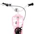 Kinderfiets Met Voordrager 14 Inch Wit En Roze_