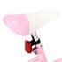 Kinderfiets Met Voordrager 14 Inch Wit En Roze_