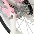 Kinderfiets Met Voordrager 14 Inch Wit En Roze_