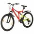 Mountainbike 2 Versnellingen 26 Inch Wielen 49 cm Rood_