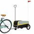 Fietstrailer 30 Kg Ijzer Zwart En Geel 122 x 53 x 53 cm_