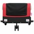 Fietstrailer 30 Kg Ijzer Zwart En 122 x 53 x 53 cm Rood_