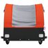 Fietstrailer 30 Kg Ijzer Zwart En Oranje orange 123 x 52 x 53 cm_