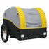 Fietstrailer 30 Kg Ijzer Zwart En 123 x 52 x 53 cm Geel_