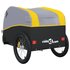 Fietstrailer 30 Kg Ijzer Zwart En 123 x 52 x 53 cm Geel_