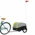 Fietstrailer 30 Kg Ijzer Zwart En 123 x 52 x 53 cm Groen_