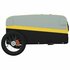 Fietstrailer 30 Kg Ijzer Zwart En 122 x 52.5 x 42.5 cm Geel_