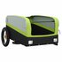 Fietstrailer 30 Kg Ijzer Zwart En 122 x 52.5 x 42.5 cm Groen_