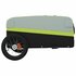 Fietstrailer 30 Kg Ijzer Zwart En 122 x 52.5 x 42.5 cm Groen_