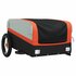 Fietstrailer 30 Kg Ijzer Zwart En Oranje 122 x 52.5 x 42.5 cm orange_