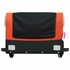 Fietstrailer 30 Kg Ijzer Zwart En Oranje 122 x 52.5 x 42.5 cm orange_