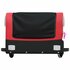 Fietstrailer 30 Kg Ijzer Zwart En 122 x 52.5 x 42.5 cm Rood_