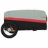 Fietstrailer 30 Kg Ijzer Zwart En 122 x 52.5 x 42.5 cm Rood_