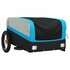 Fietstrailer 30 Kg Ijzer Zwart En 122 x 52.5 x 42.5 cm Blauw_