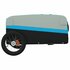 Fietstrailer 30 Kg Ijzer Zwart En 122 x 52.5 x 42.5 cm Blauw_